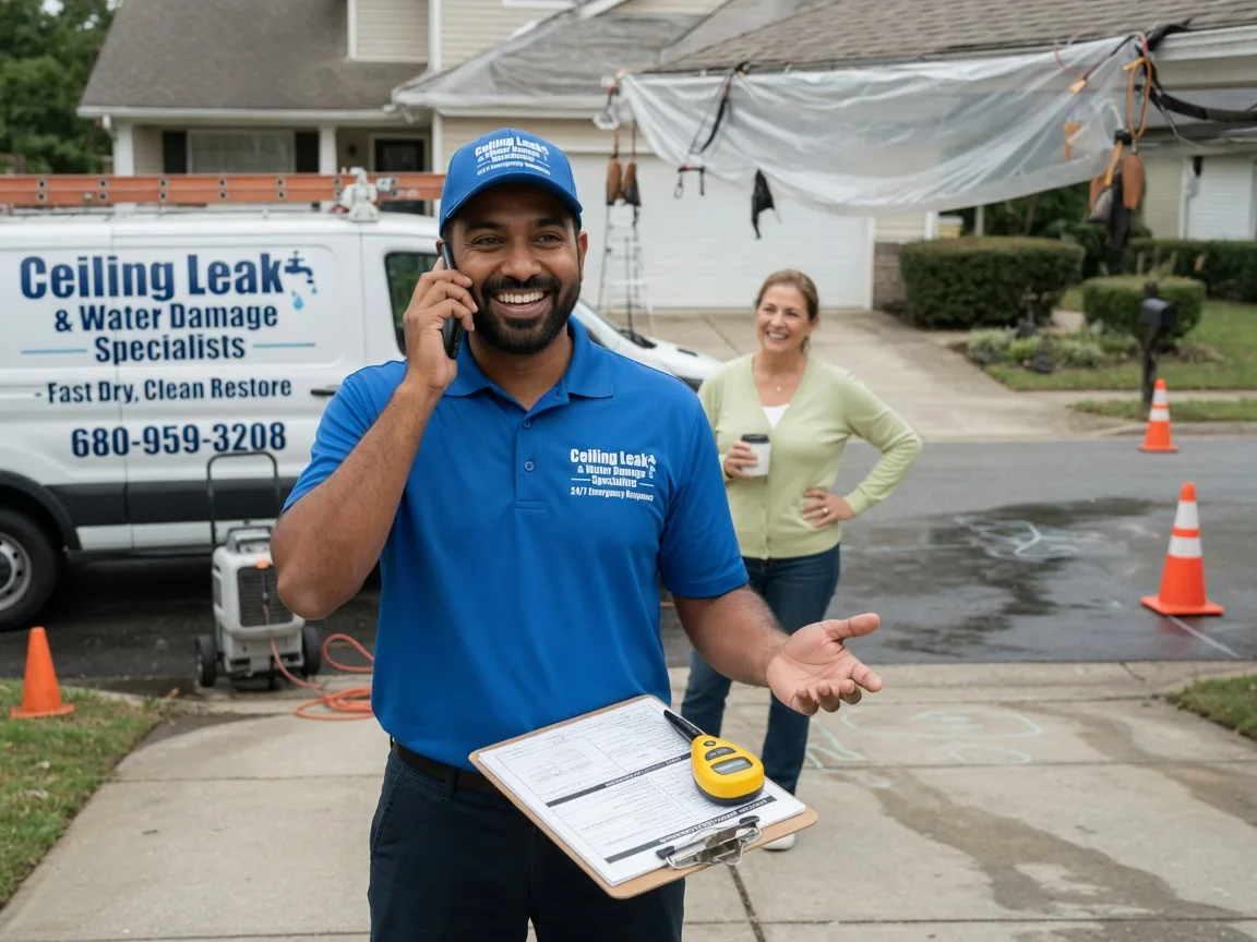 Ceiling Leak Cleanup New Athens, IL FAQs
